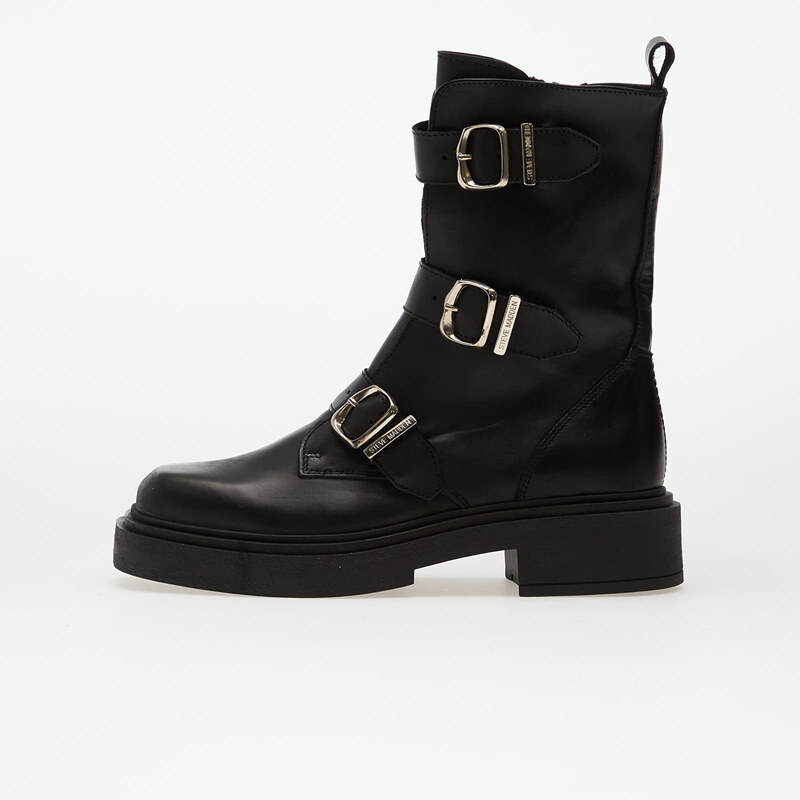 Steve Madden Clipper Black Leather