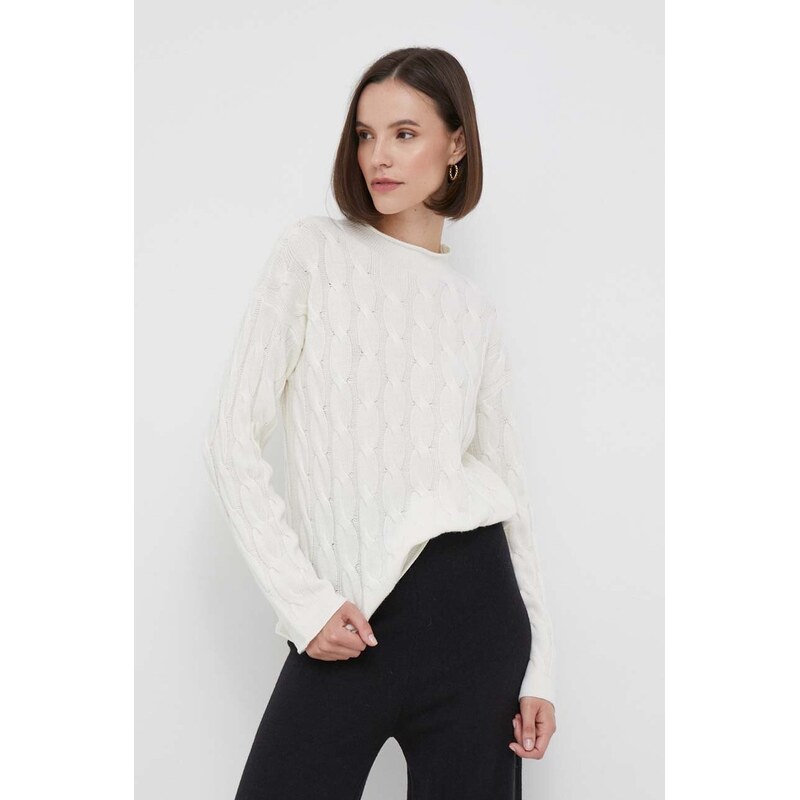 Svetr z vlněné směsi United Colors of Benetton 84228366