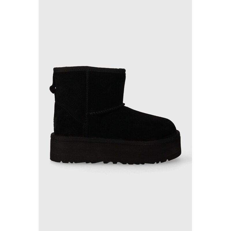 UGG Dětské semišové sněhule UGG KIDS CLASSIC MINI PLATFORM
