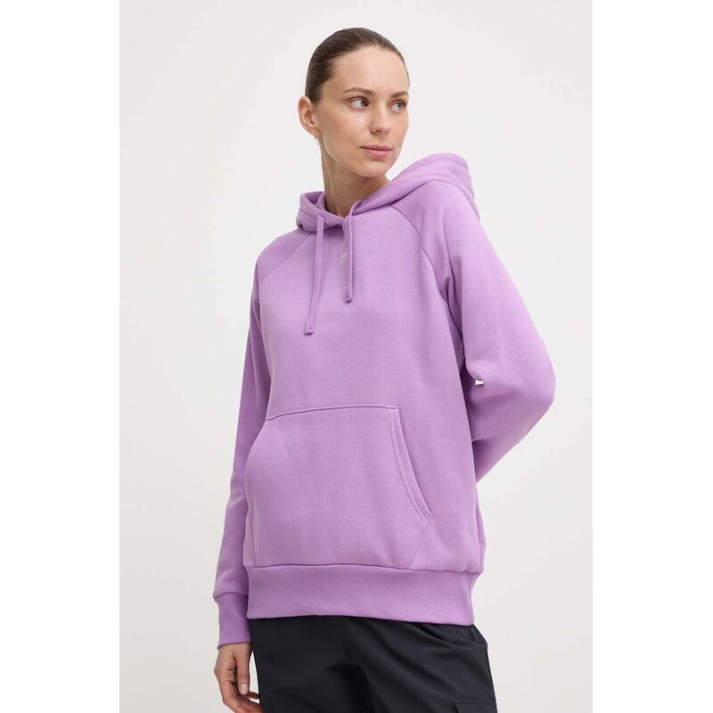 Under Armour mikina s kapucí dámská s bavlnou UA Rival Fleece