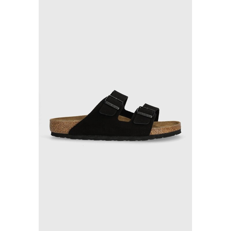 Birkenstock Semišové pantofle Birkenstock Arizona