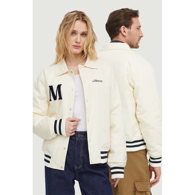 The Mercer Brand Bavlněná bunda The Mercer Brand The Varsity