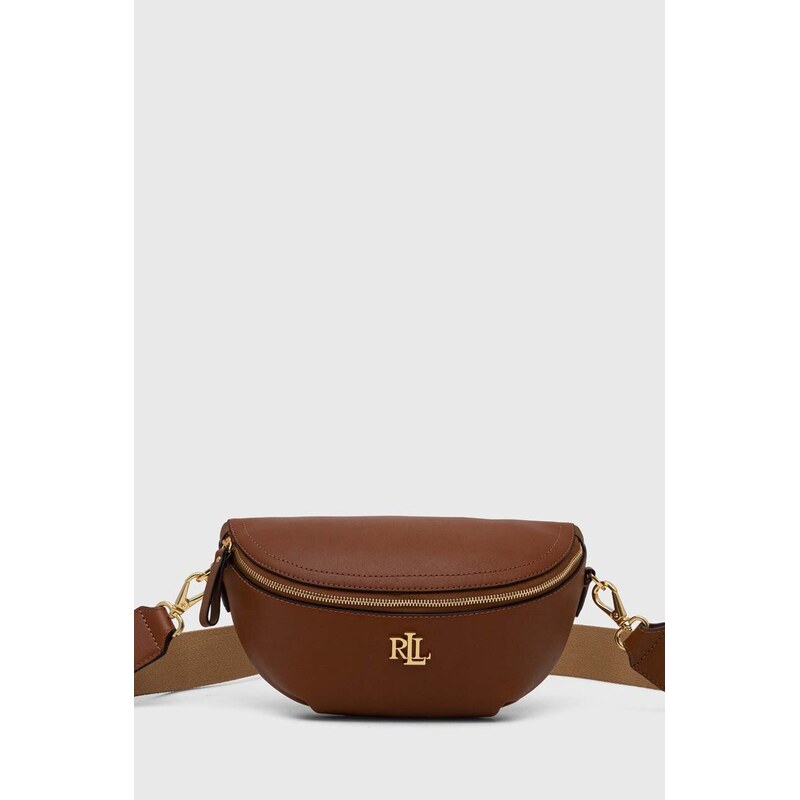 Kožená kabelka Lauren Ralph Lauren 91407776