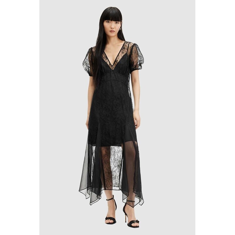 AllSaints Šaty AllSaints RAYNA LACE DRESS