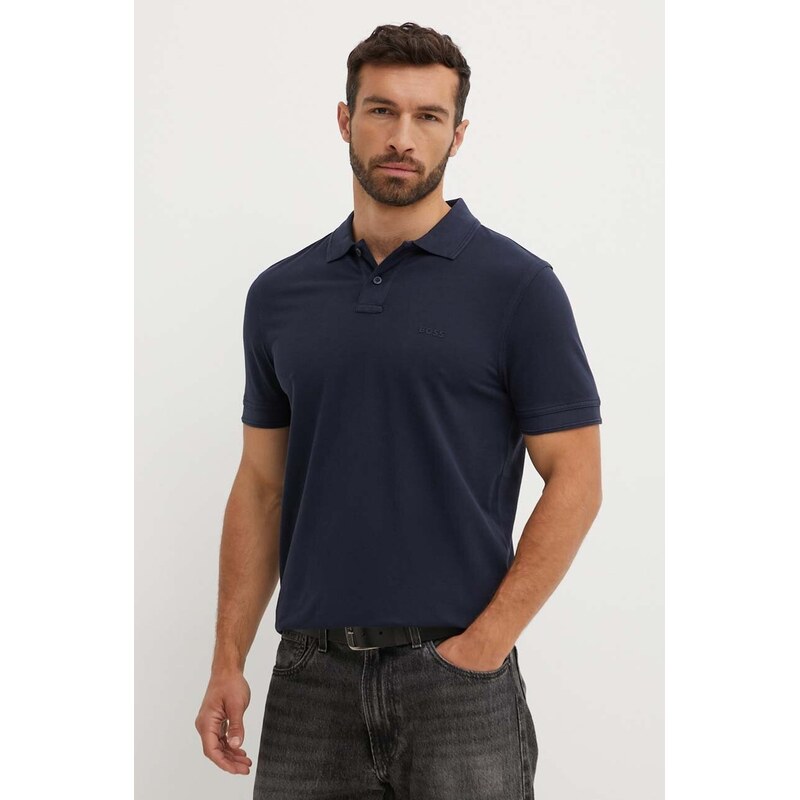 BOSS Orange polo pánské bavlněné Prime