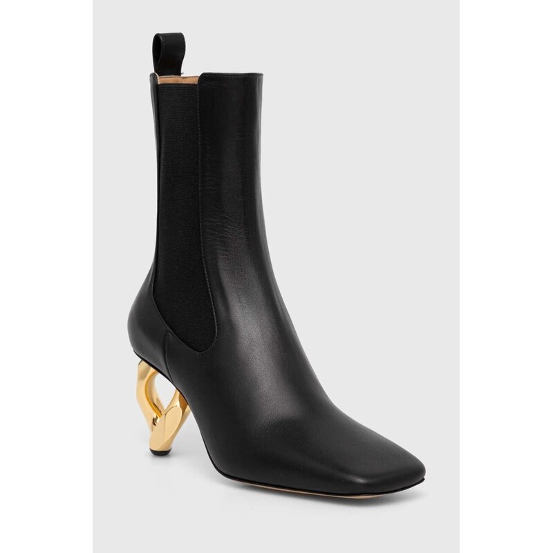 JW Anderson Kožené kotníkové boty JW Anderson Chain Heel