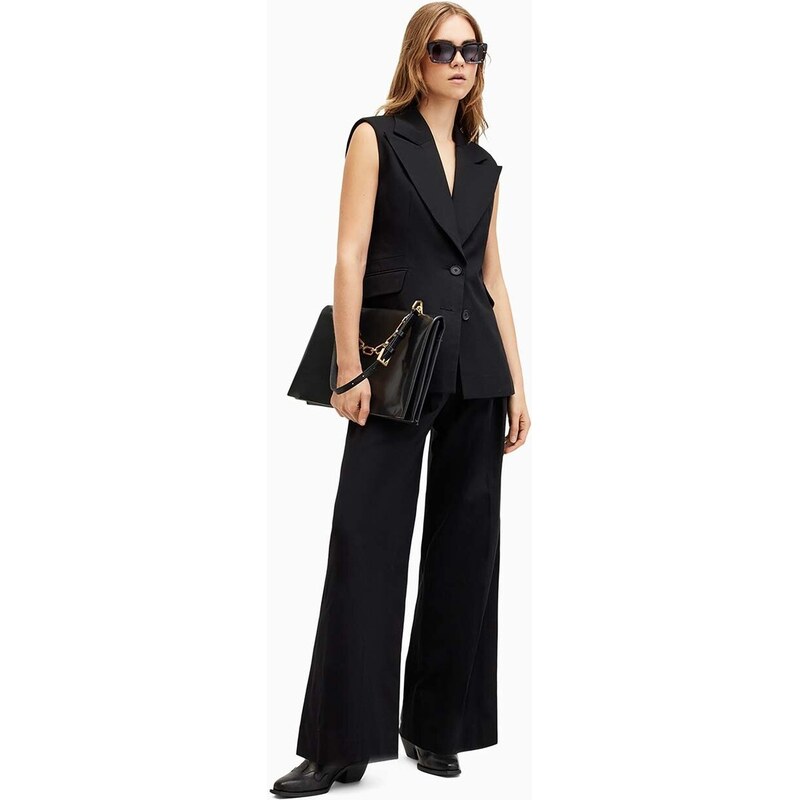 AllSaints Bavlněné kalhoty AllSaints HALLY TROUSER