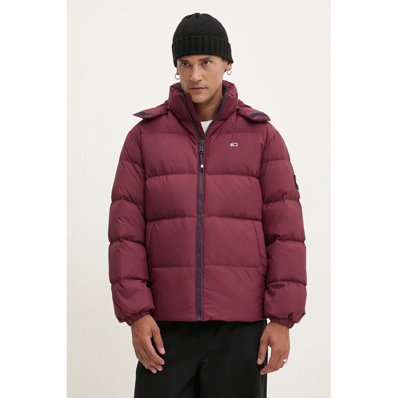 Péřová bunda Tommy Jeans
