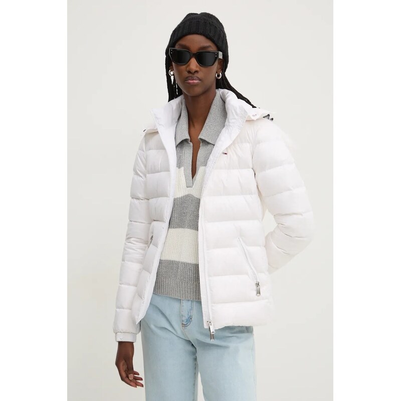 Péřová bunda Tommy Jeans
