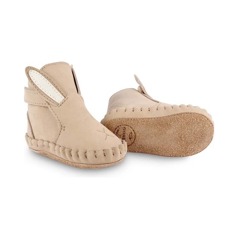 Donsje Kojenecké kožené boty Donsje Kapi Classic Booties Bunny