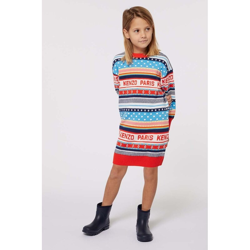 Kenzo Kids Dívčí šaty Kenzo Kids