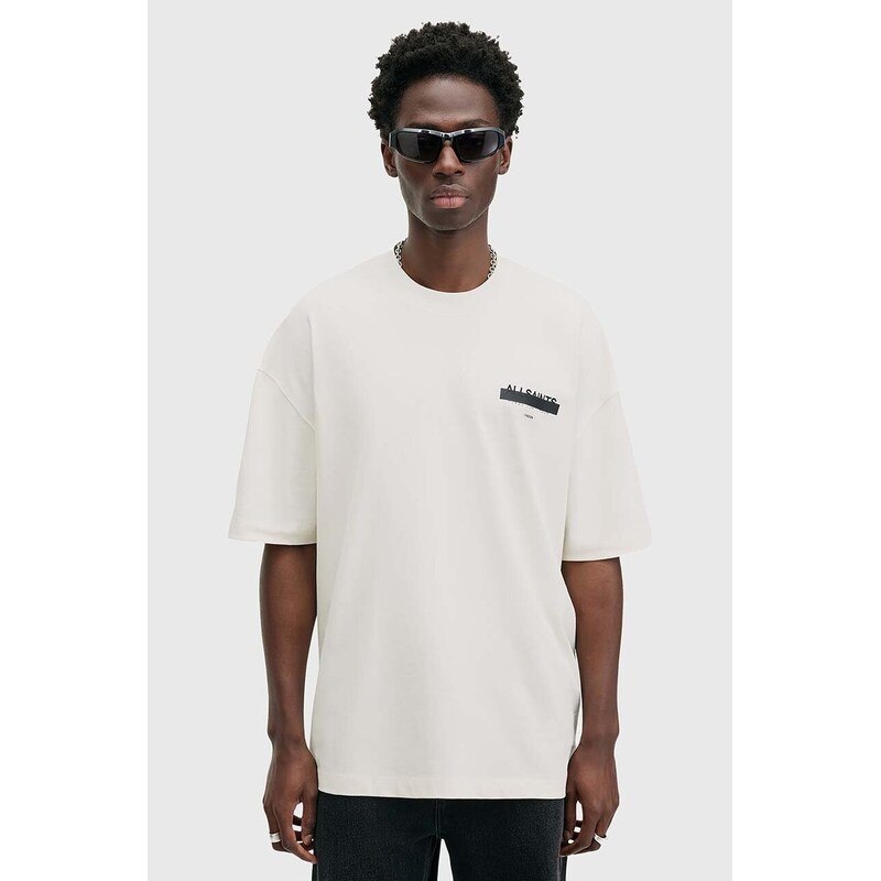AllSaints Bavlněné tričko AllSaints REDACT SS CREW