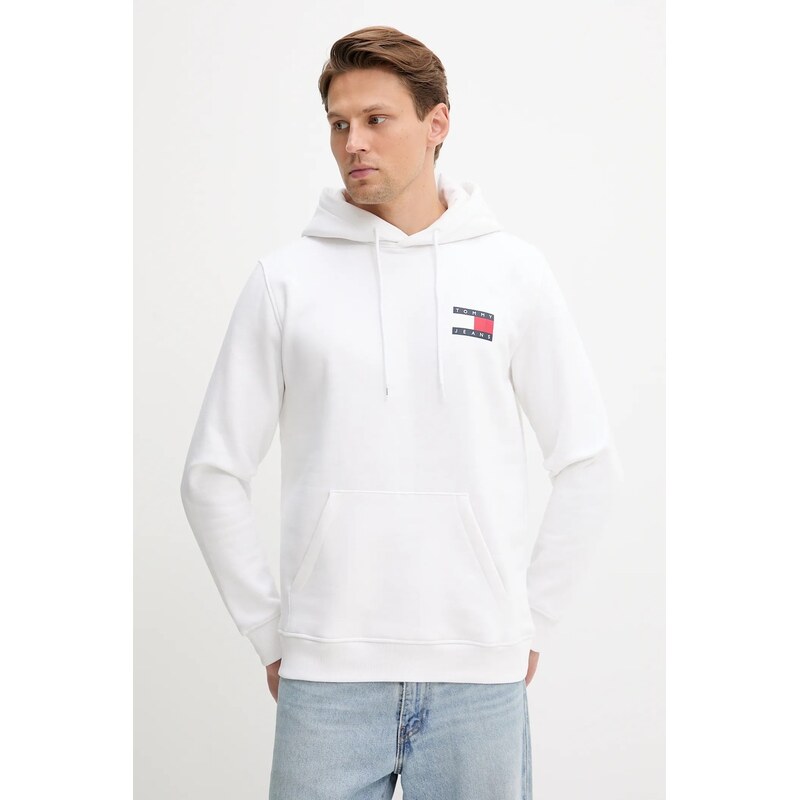 Tommy Jeans mikina s kapucí pánská s bavlnou