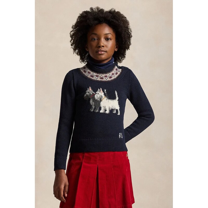 Polo Ralph Lauren Dětský bavlněný svetr Polo Ralph Lauren