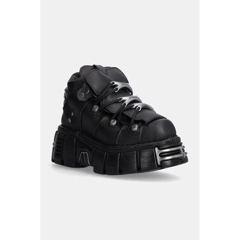Tenisky New Rock Negro Tower + Negro Acero 100809435
