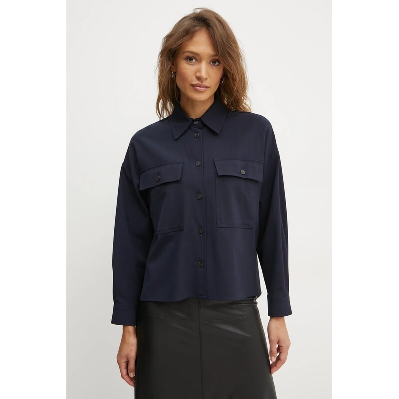 Košile s příměsí vlny Weekend Max Mara 106526257