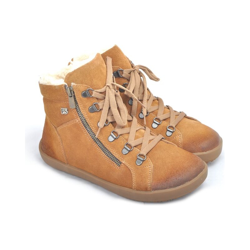 Kotníková obuv PS TERRA 26068 hnědá 108488035