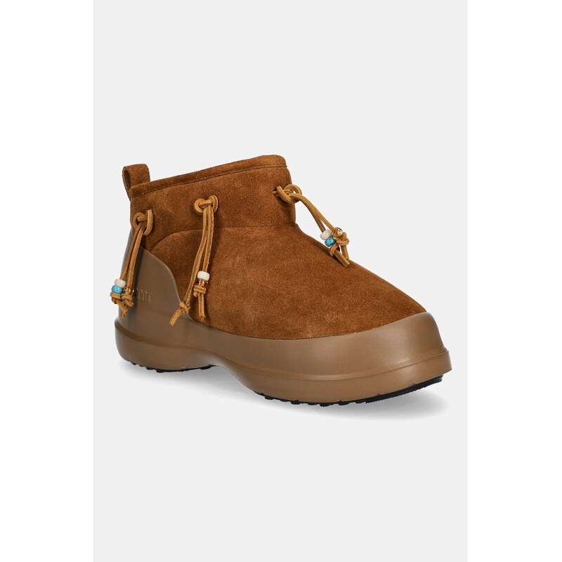 Semišové sněhule Moon Boot MB LUNA LOW SUEDE BEADS 102642588