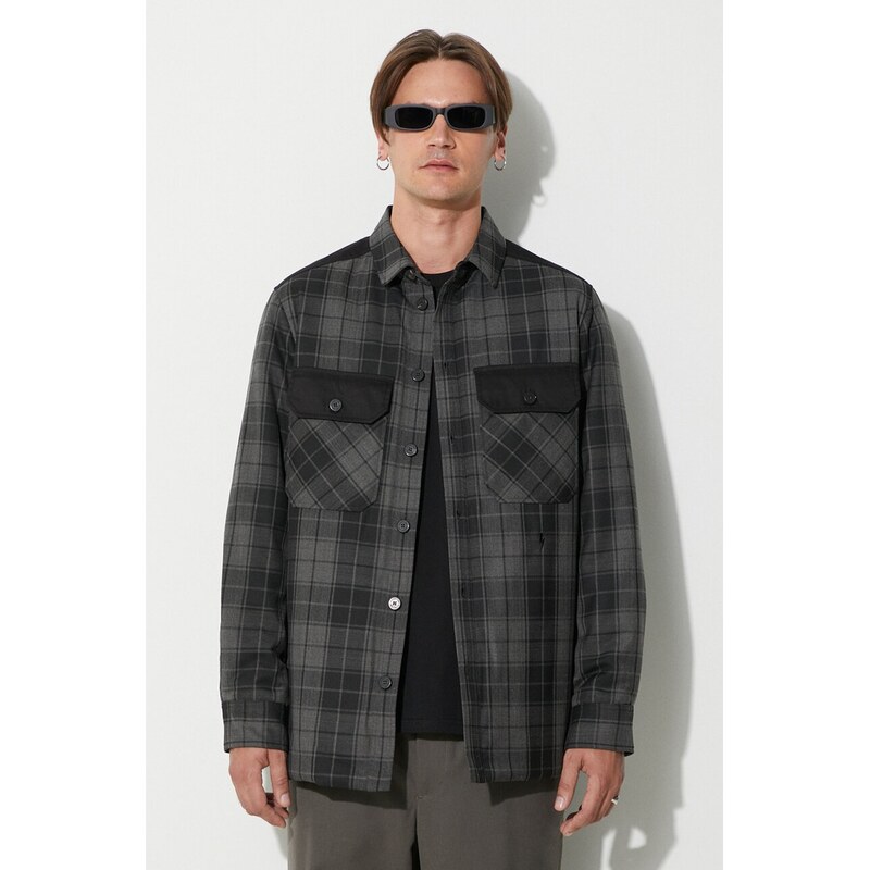 Neil Barrett Bunda Neil Barett LOOSE BICOLOR FLAP POCKET PADDED