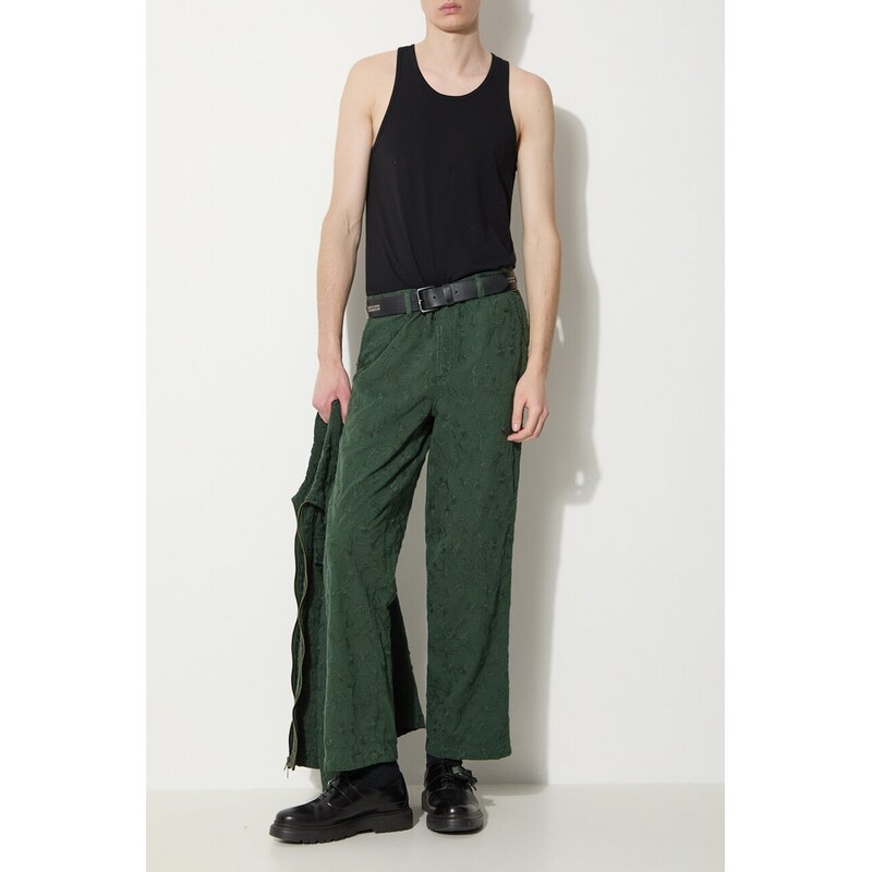 Corridor Bavlněné kalhoty Corridor Floral Embroidered Trouser