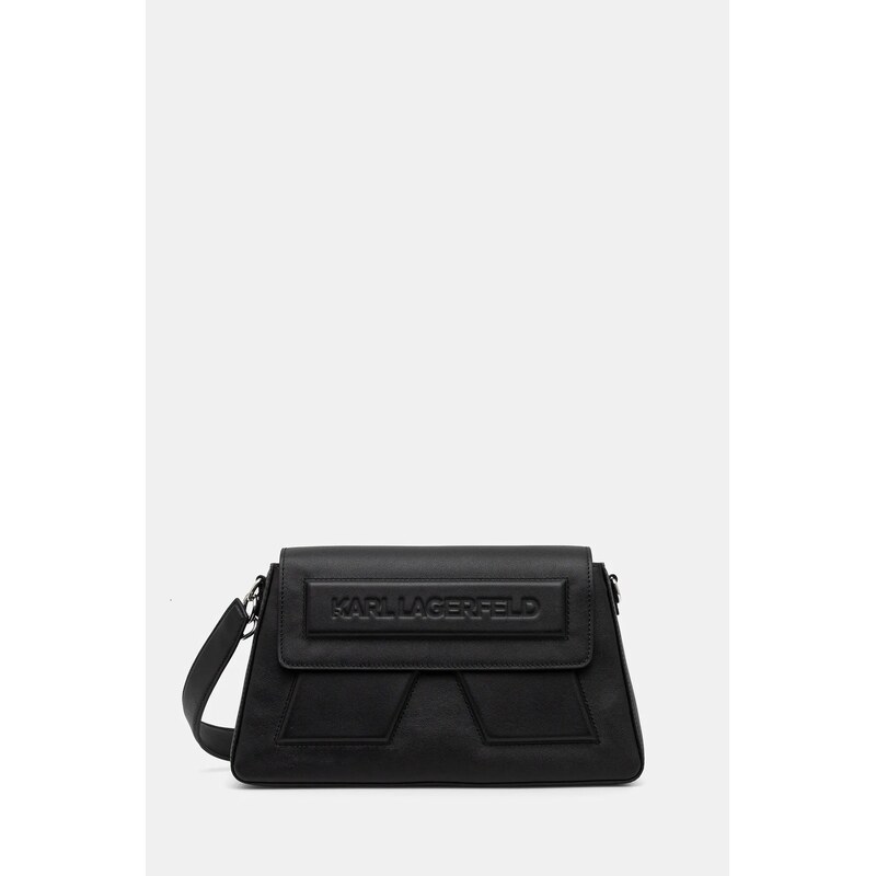 Karl Lagerfeld Kožená kabelka Karl Lagerfeld IKON/K