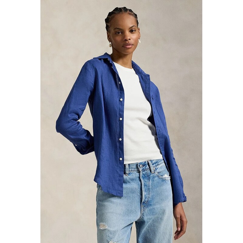 Lněná košile Polo Ralph Lauren 106444862