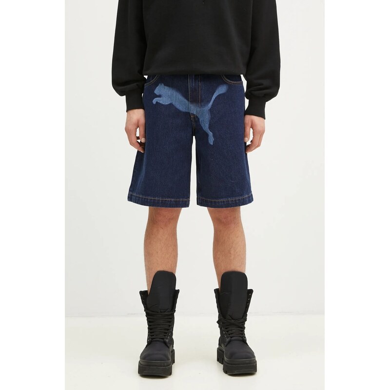 Bavlněné riflové kraťasy Puma PUMA X A$AP ROCKY Denim Short 106097859