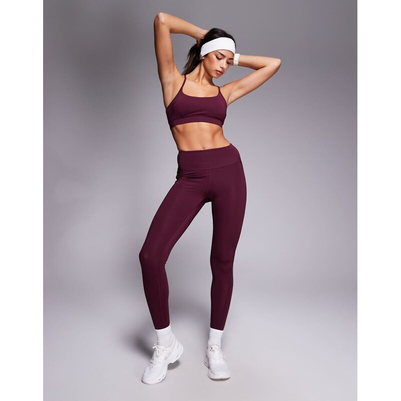 4505 sculpting active high waist gym leggings in mulberry-Purple 115533679