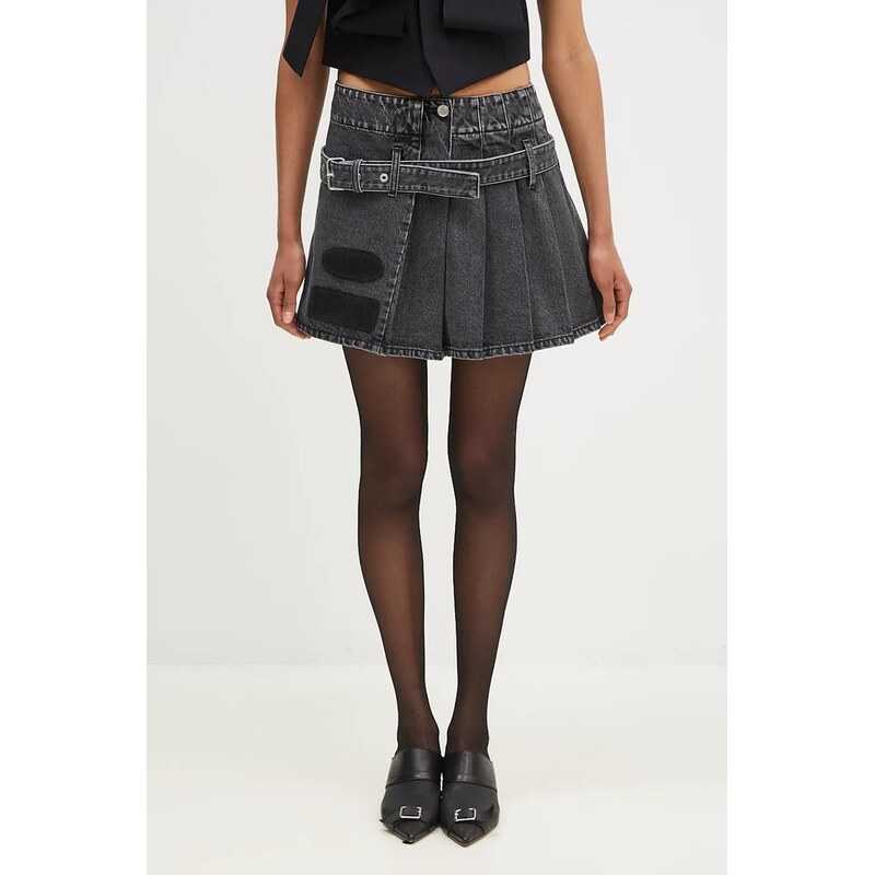 Džínová sukně AMBUSH Denim Pleats Skirt 105073630