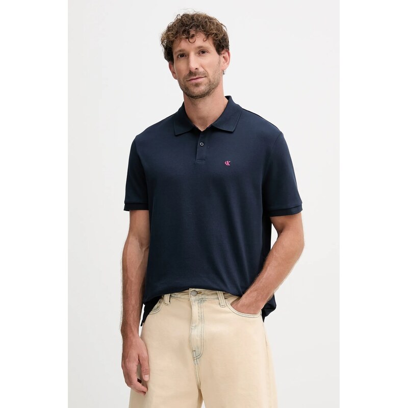 Calvin Klein Jeans polo pánské bavlněné