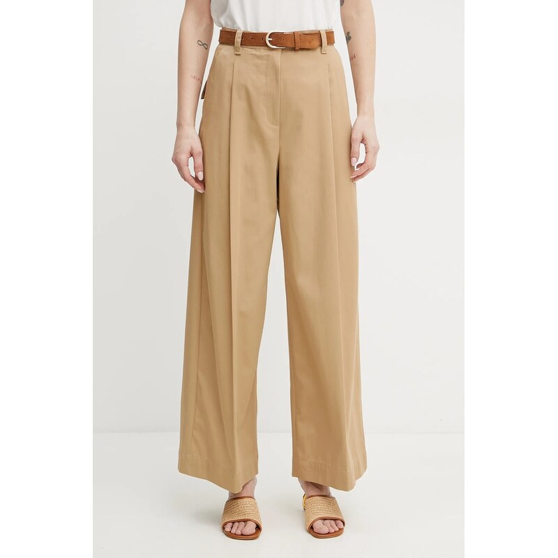Bavlněné kalhoty Weekend Max Mara 106526845