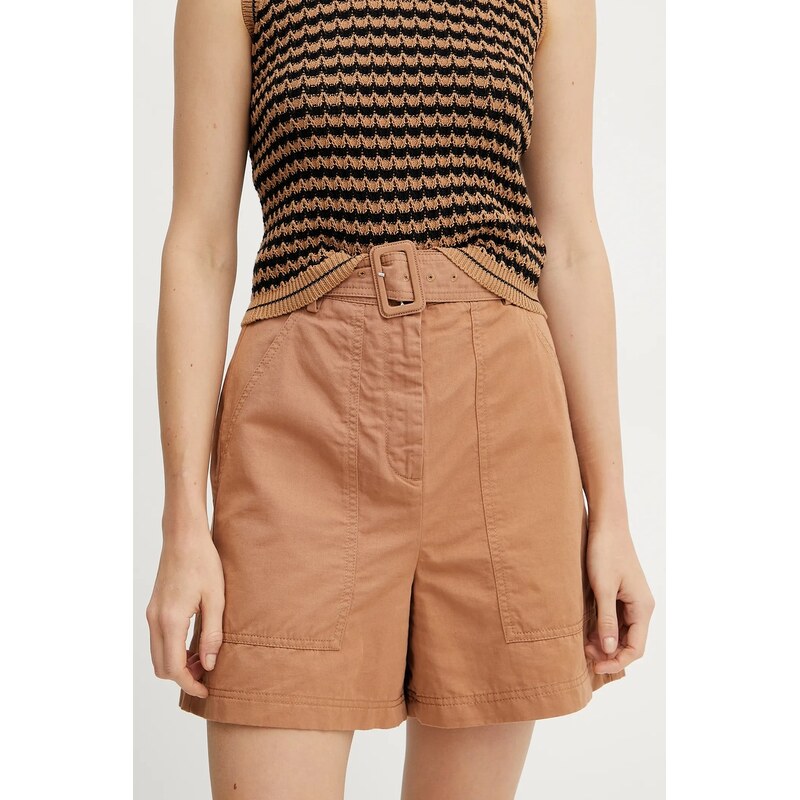 Šortky s příměsí lnu Weekend Max Mara 106526879