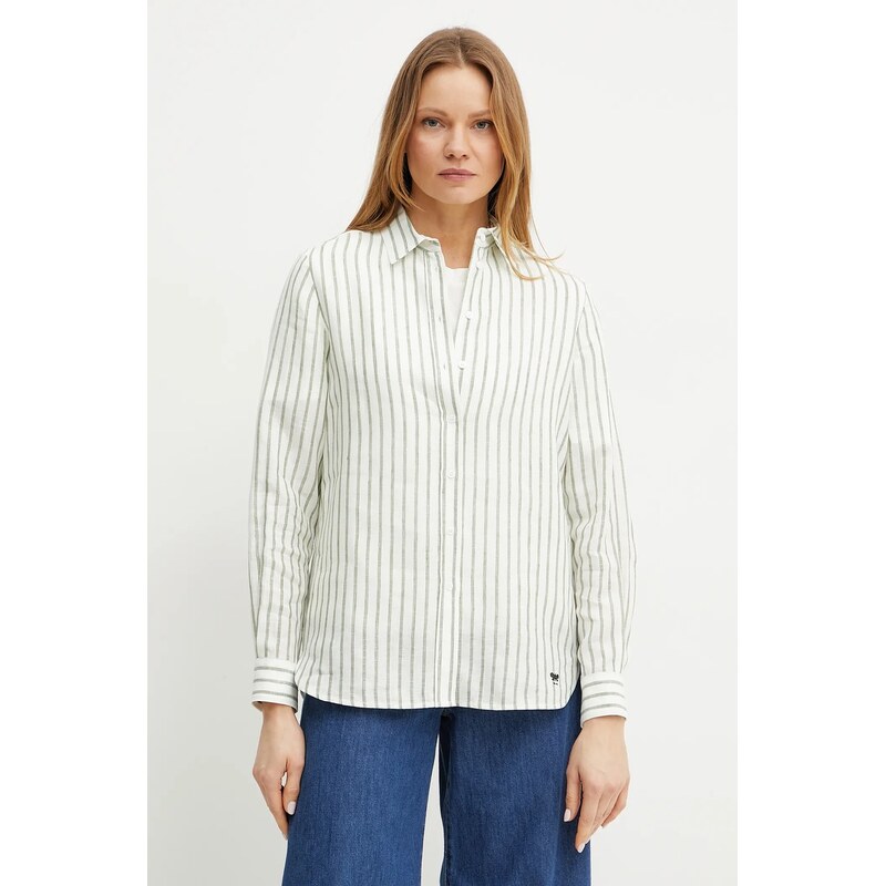 Lněná košile Weekend Max Mara 106526894