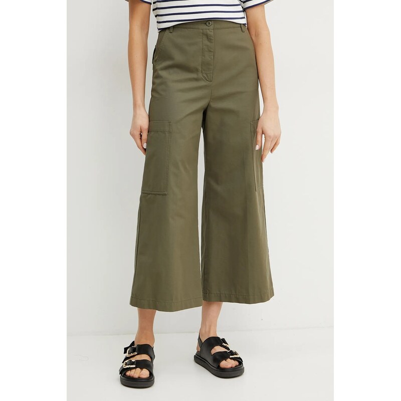 Bavlněné kalhoty Weekend Max Mara 106526890