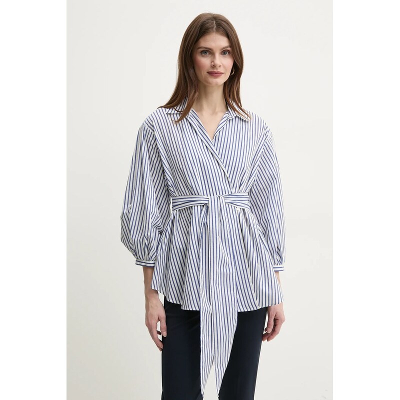 Košile s příměsí hedvábí Weekend Max Mara 106526967