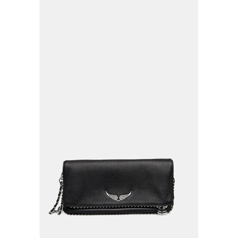Kožená kabelka ZADIG&VOLTAIRE ROCK GRAINED LEATHER STUDS 105203667