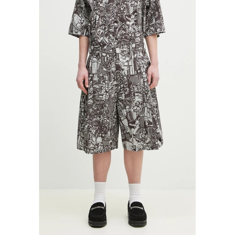 Marcelo Burlon Bavlněné šortky Marcelo Burlon Aop Mech Pajama