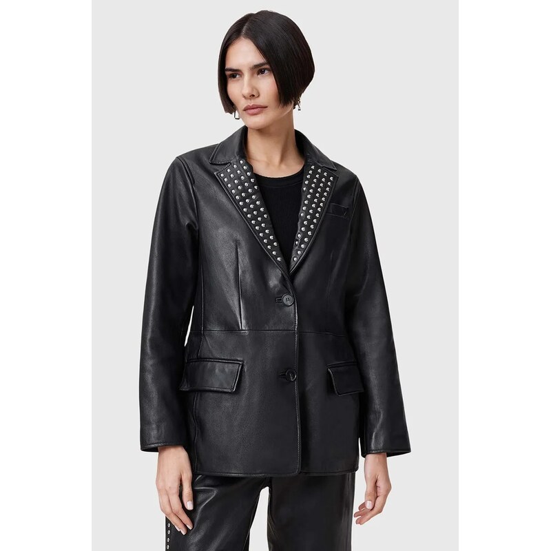 Kožené sako AllSaints CORINNA 105229451