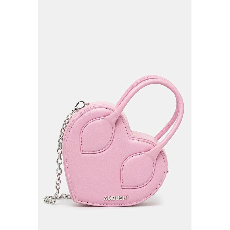 Kožená kabelka AMBUSH Heart Top Handle Bag 106221039