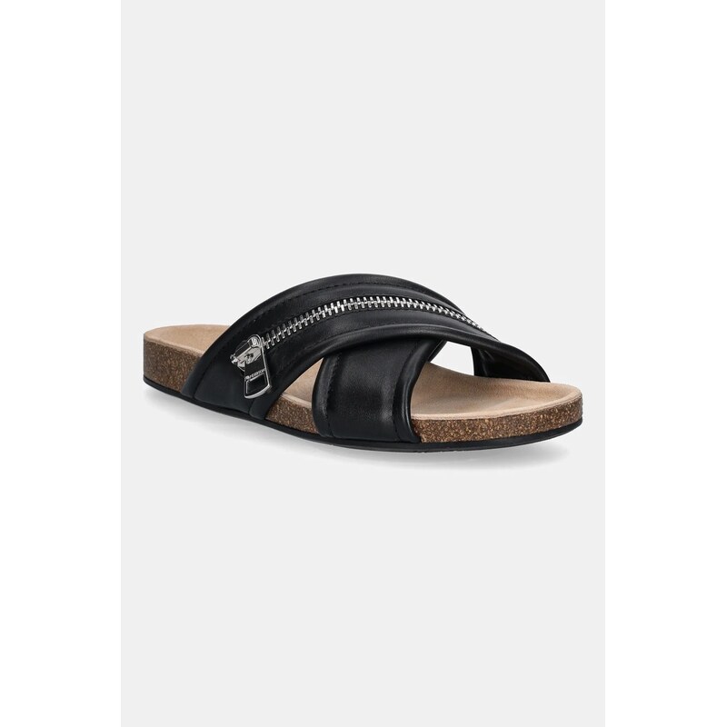 JW Anderson Kožené pantofle JW Anderson Biker Slide