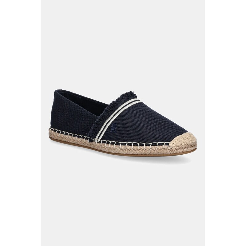 Espadrilky Tommy Hilfiger FRINGE CANVAS CLOSED ESPADRILLE 106012953