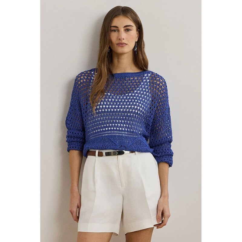 Lauren Ralph Lauren Lněný svetr Lauren Ralph Lauren