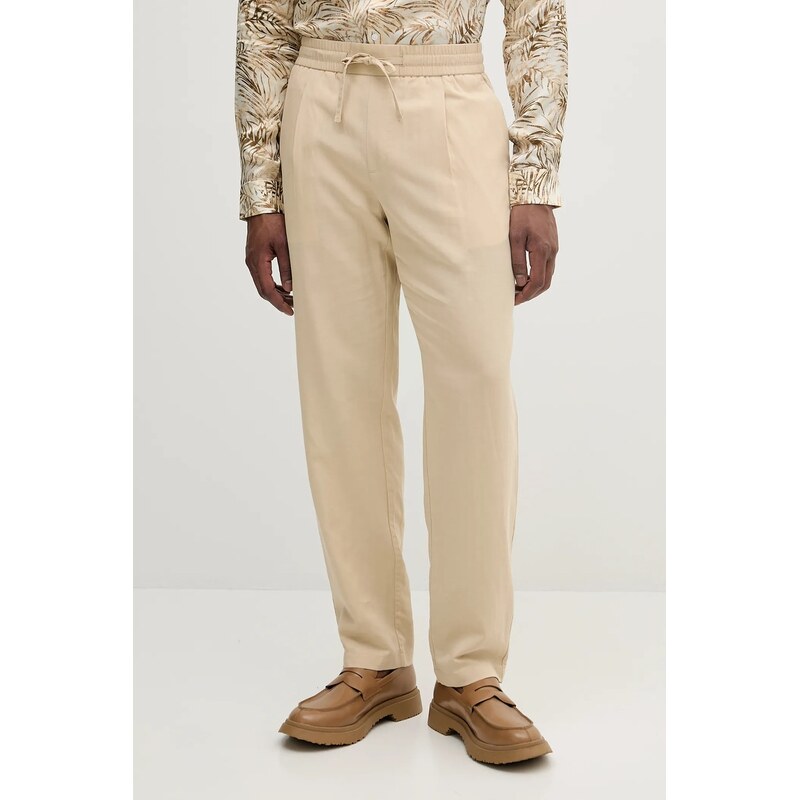 Kalhoty s příměsí lnu Marciano by Guess DANIEL