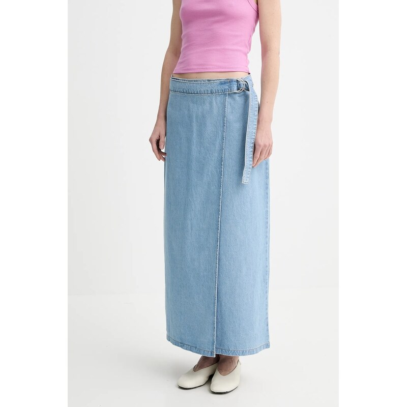 Levis Džínová sukně Levis COLUMN WRAP SKIRT