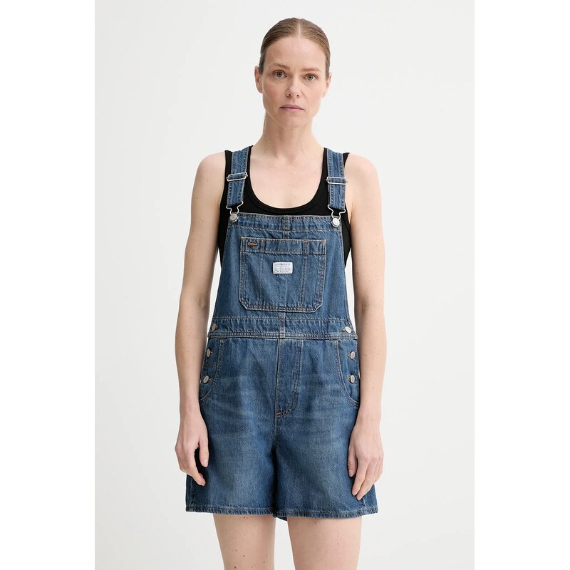 Džínové lacláče Levi's UTILITY SHORTALL