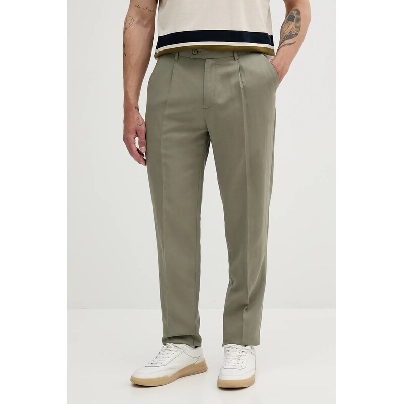 Kalhoty s příměsí lnu Marciano by Guess MAX