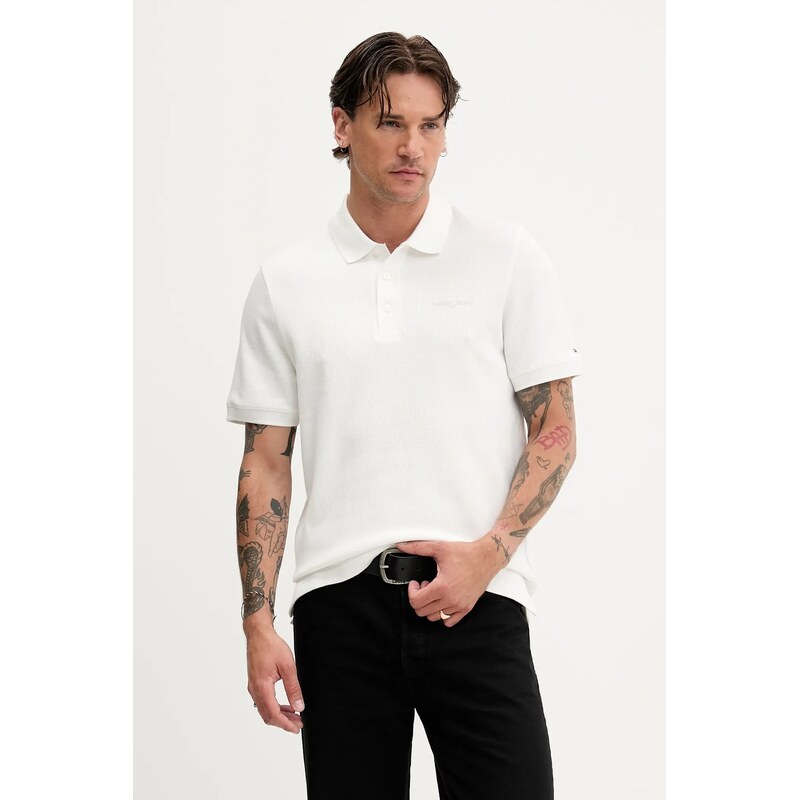 Bavlněné polo tričko Tommy Jeans