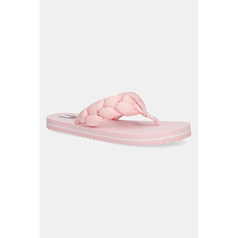 Tommy Jeans žabky dámské BRAIDED THONG BEACH SANDAL
