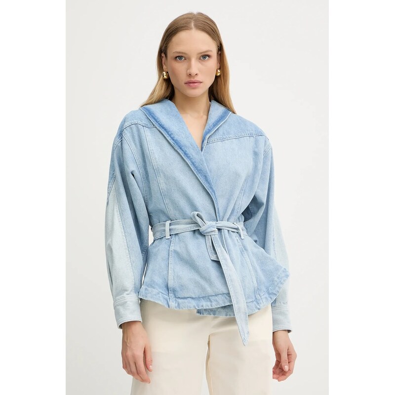 Džínová bunda BOSS Orange C_DNM JACKET PANELED