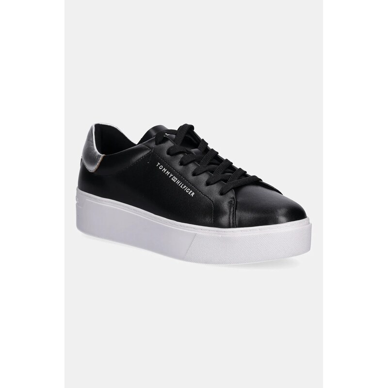 Kožené tenisky Tommy Hilfiger ESSENTIAL PLATFORM COURT SNEAKER 106940841